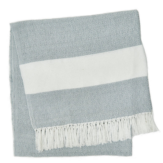 dove grey hammam throw