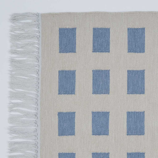 Faro Sky Blue Runner Rug