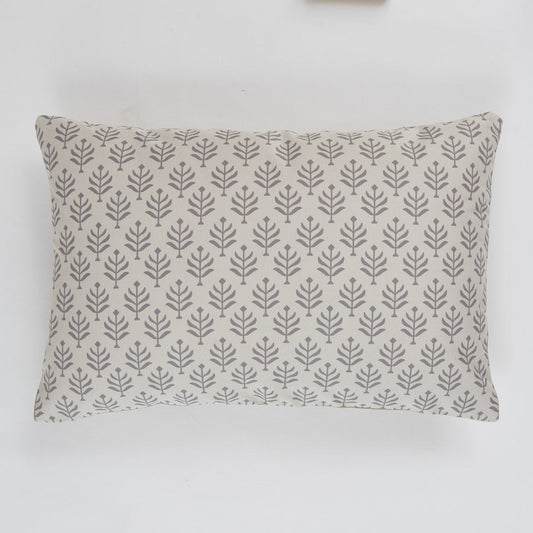 Fern Canvas Chinchilla Cushion