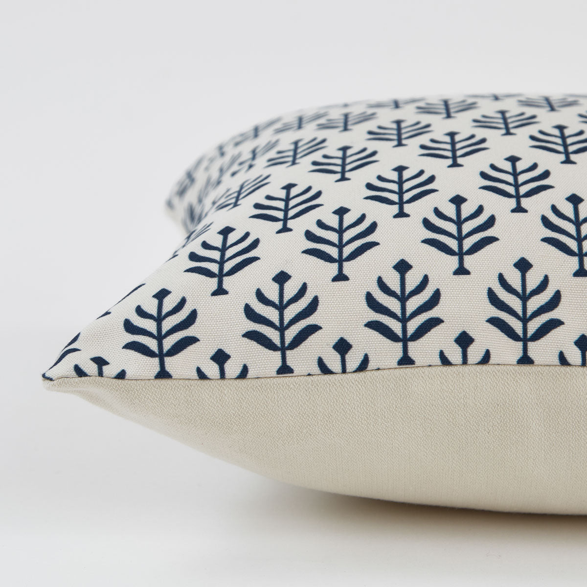 Fern Canvas Navy Cushion