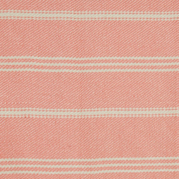 Oxford Stripe Coral Blanket