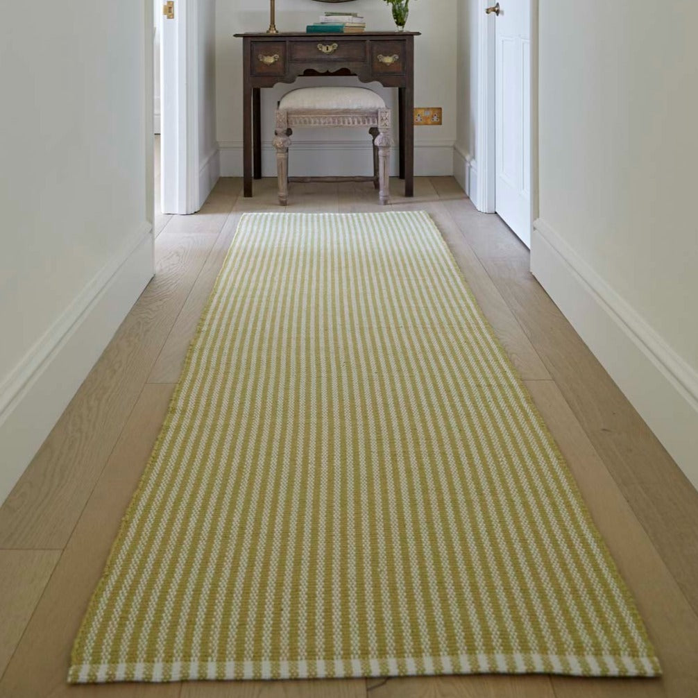 Polperro Stripe Gooseberry Rug