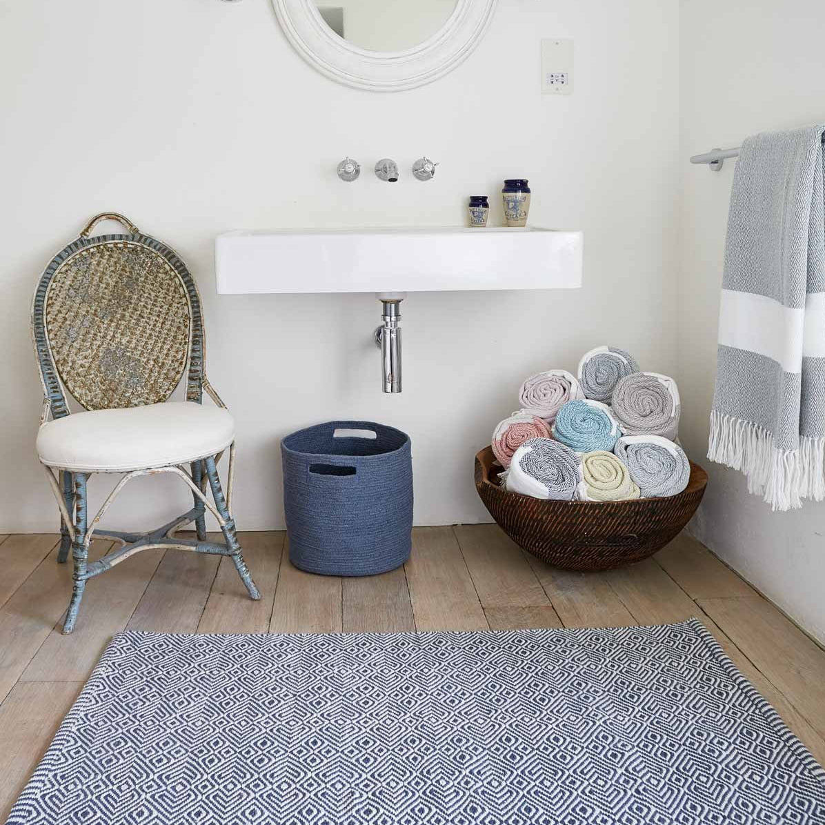 Navy Provence Rug