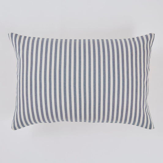 Toulouse Blue Canvas Cushion