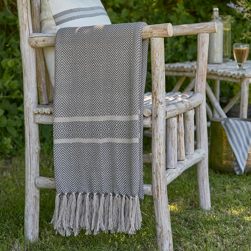 Cassis Charcoal Throw